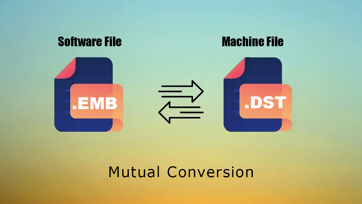 Conversion between machine files and software files