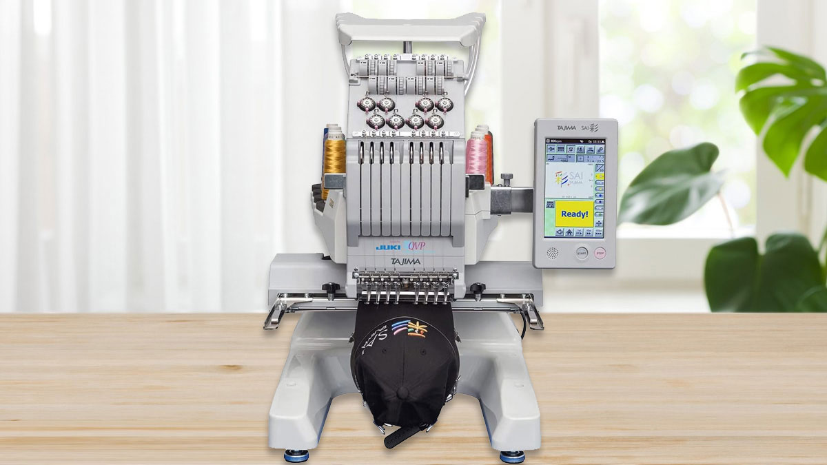 Tajima eight needles embroidery machine.