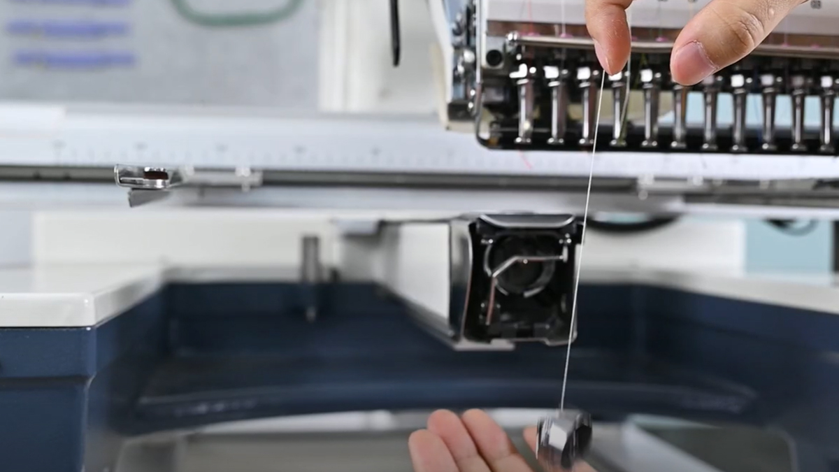 The process of performing a drop test.