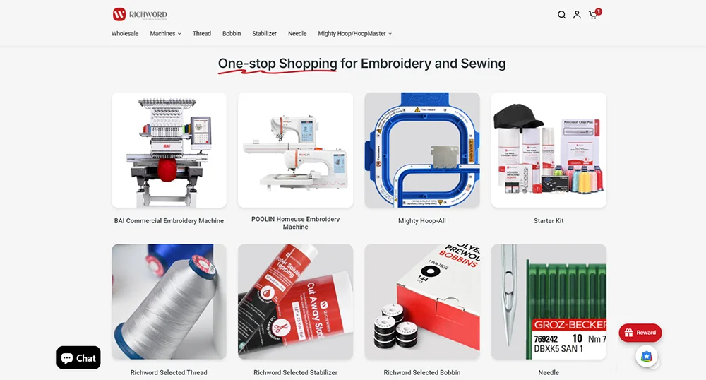 BAi’s value-added services offer additional benefits to embroidery users.