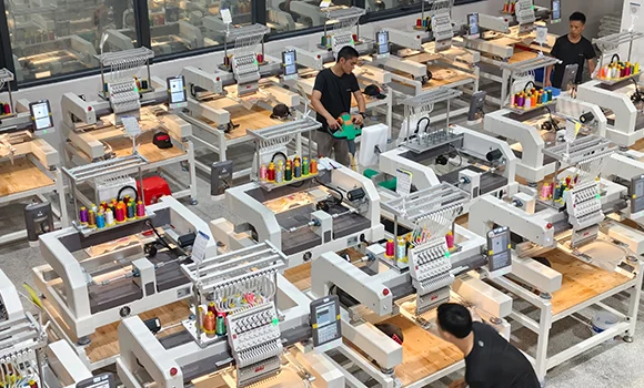 BAi embroidery machines undergo rigorous inspections to ensure high quality and reliability.